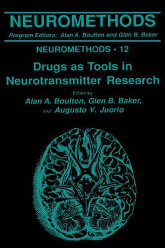 Cover image for Drugs as Tools in Neurotransmitter Research