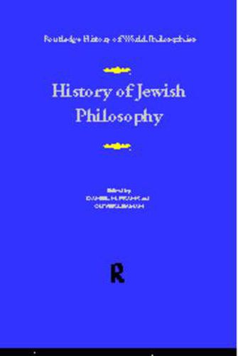 Cover image for History of Jewish Philosophy