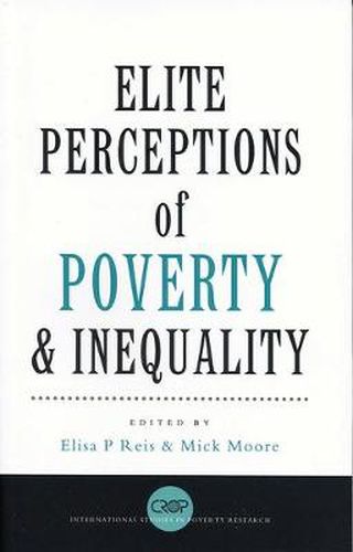 Cover image for Elite Perceptions of Poverty and Inequality