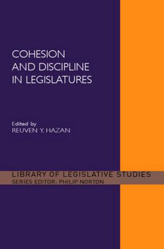 Cover image for Cohesion and Discipline in Legislatures