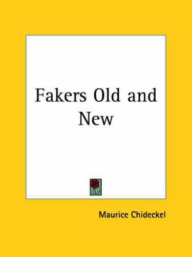 Cover image for Fakers Old