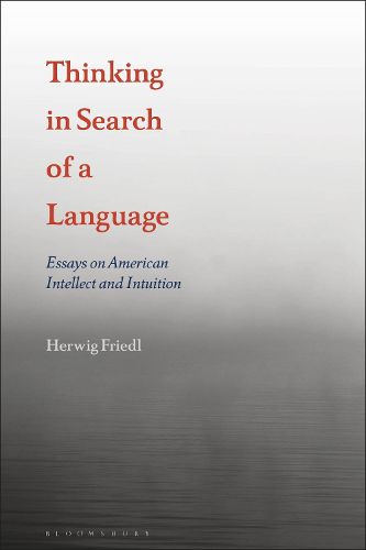 Cover image for Thinking in Search of a Language: Essays on American Intellect and Intuition