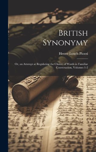 Cover image for British Synonymy