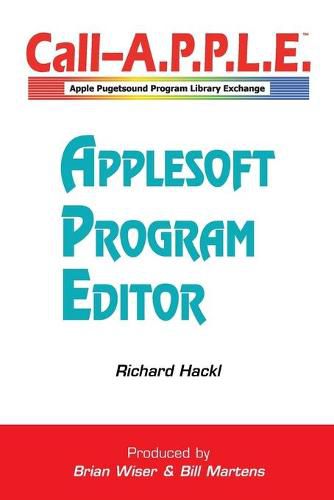 Cover image for Applesoft Program Editor