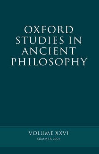 Cover image for Oxford Studies in Ancient Philosophy