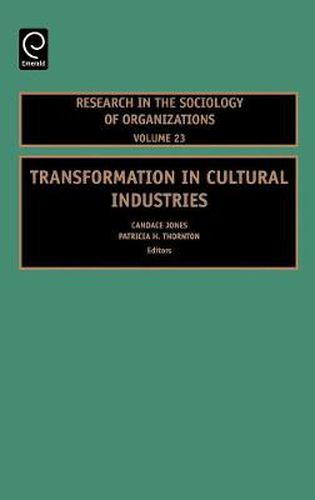 Cover image for Transformation in Cultural Industries