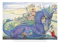 Cover image for Jackie Morris Poster: My Dragon is as Big as a Village