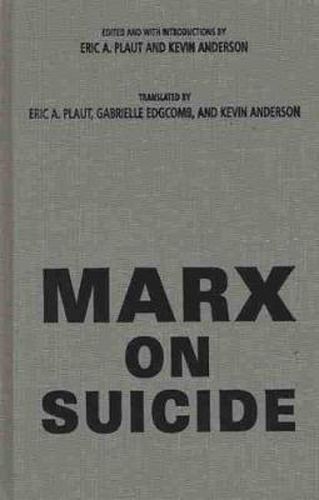 Cover image for Marx on Suicide