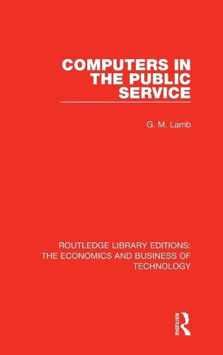 Cover image for Computers in the Public Service