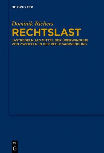Cover image for Rechtslast