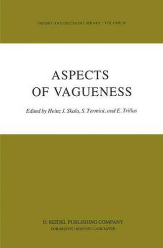 Aspects of Vagueness