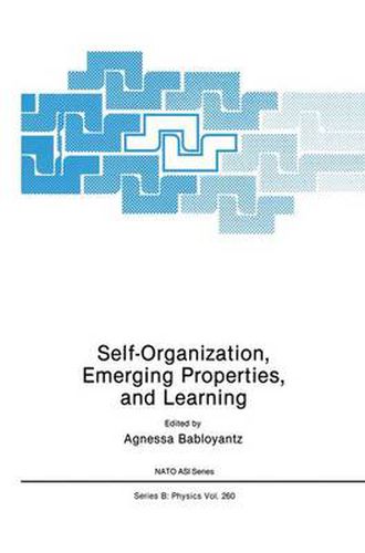 Cover image for Self-Organization, Emerging Properties, and Learning