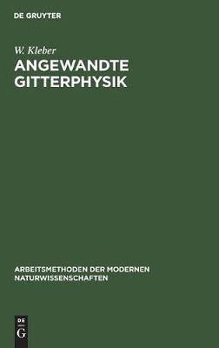 Cover image for Angewandte Gitterphysik