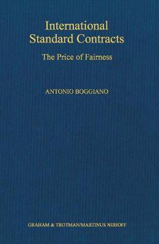 Cover image for International Standard Contracts:The Price of Fairness