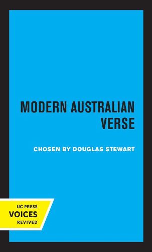 Cover image for Modern Australian Verse: Modern Australian Verse