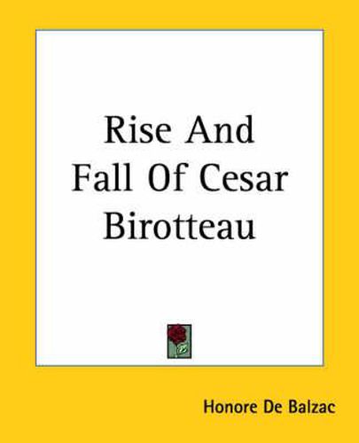 Cover image for Rise And Fall Of Cesar Birotteau