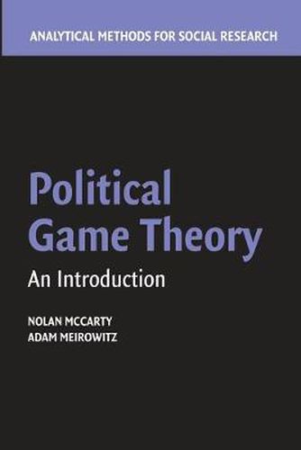 Cover image for Political Game Theory: An Introduction