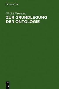 Cover image for Zur Grundlegung der Ontologie