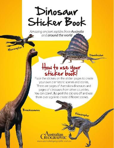 Cover image for Dinosaur Sticker Book