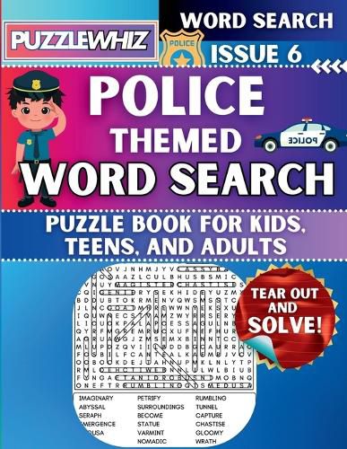 Police - Themed Word Search - Fun & Educational Puzzles for Kids, Teens, and Adults (Large Print Edition)