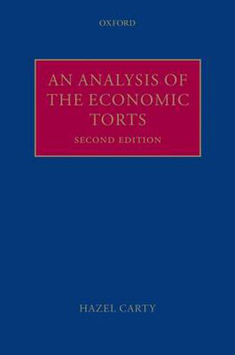 Cover image for An Analysis of the Economic Torts