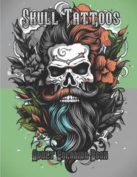 Cover image for Skull Tattoo Coloring Book