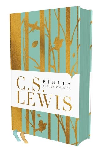 Cover image for Rvr, Biblia Reflexiones de C. S. Lewis, Interior a DOS Colores, Tapa Dura, Turquesa, Comfort Print