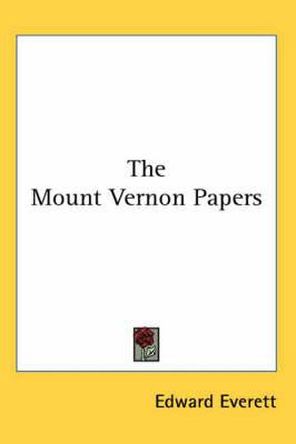 Cover image for The Mount Vernon Papers