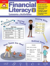 Cover image for Financial Literacy Lessons and Activities, Grade 5 Teacher Resource