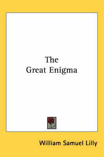 Cover image for The Great Enigma