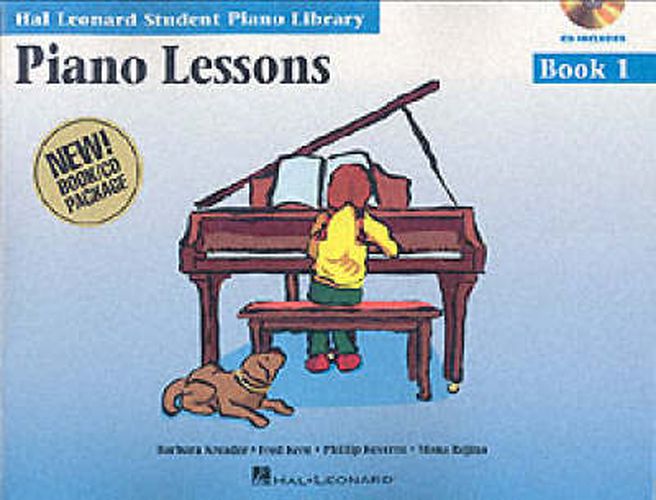 Cover image for Piano Lessons Book 1 & Audio: Hal Leonard Student Piano Library