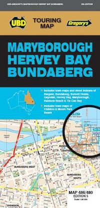 Cover image for Maryborough Hervey Bay Bundaberg Map 486/480 5th