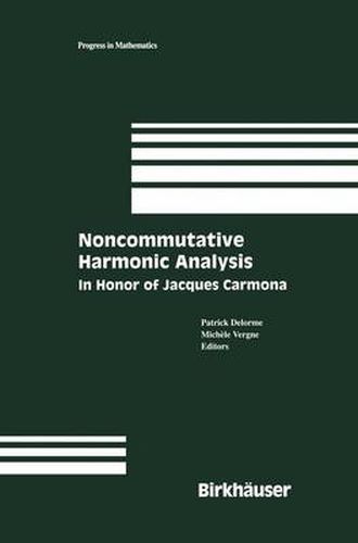 Noncommutative Harmonic Analysis: In Honor of Jacques Carmona