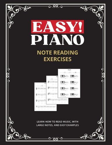 Cover image for Easy! Piano Note Reading Exercises for Beginners