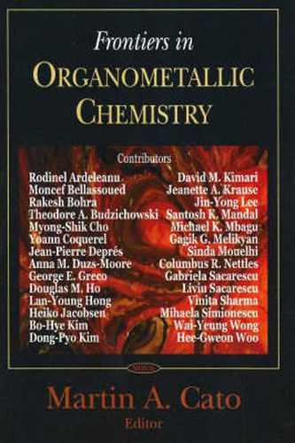 Cover image for Frontiers in Organometallic Chemistry