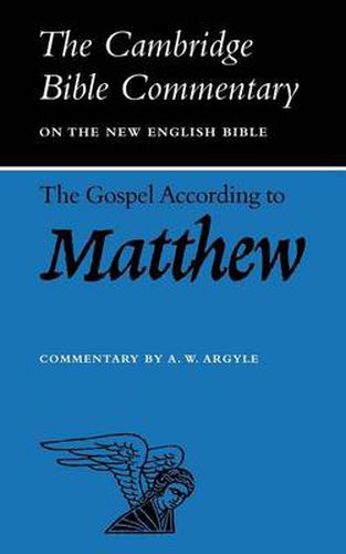 Cover image for The Gospel according to Matthew