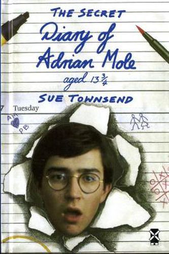 Cover image for The Secret Diary of Adrian Mole Aged 13 3/4