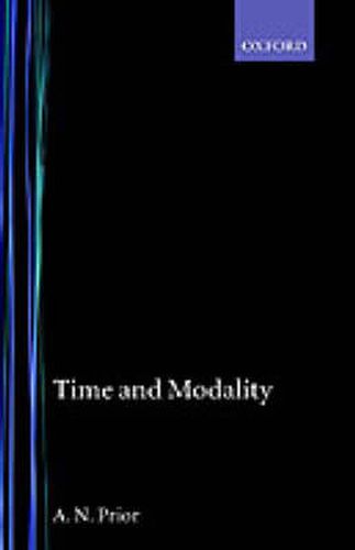 Cover image for Time and Modality