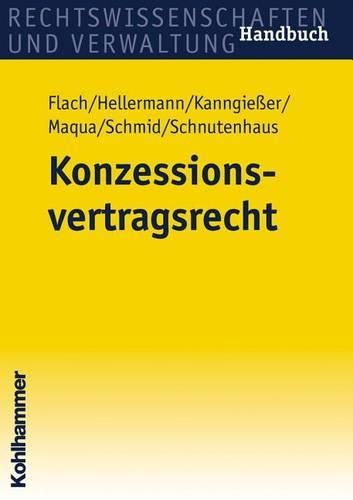 Cover image for Konzessionsvertragsrecht: Handbuch