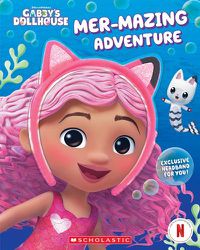 Cover image for Mer-Mazing Adventure (Gabby's Dollhouse Headband Book #2)