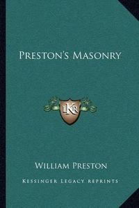 Cover image for Preston's Masonry