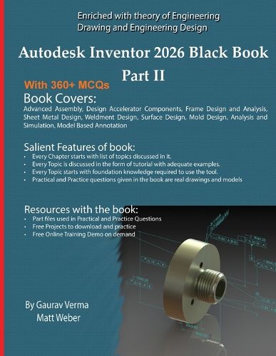 Cover image for Autodesk Inventor 2026 Black Book Part II