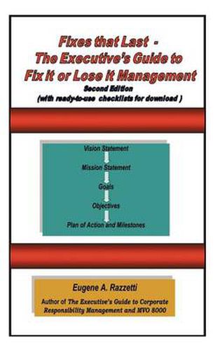 Cover image for Fixes That Last - The Executive's Guide to Fix It or Lose It Management