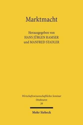 Cover image for Marktmacht