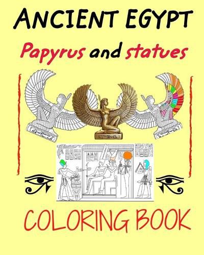 Cover image for Ancient Egypt coloring book