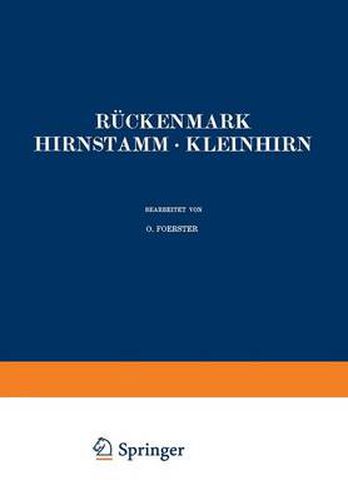 Cover image for Ruckenmark Hirnstamm - Kleinhirn