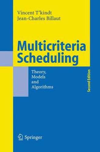 Cover image for Multicriteria Scheduling: Theory, Models and Algorithms