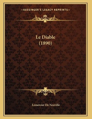 Cover image for Le Diable (1890)