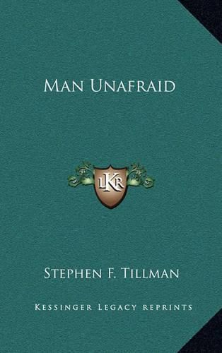 Cover image for Man Unafraid