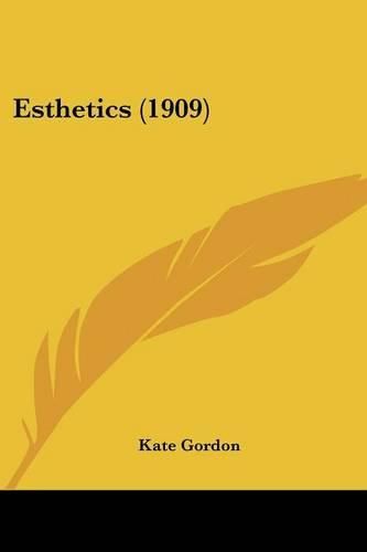 Cover image for Esthetics (1909)